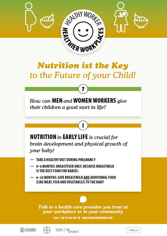 "NUTRITION IS THE KEY TO THE FUTURE OF YOUR CHILD"